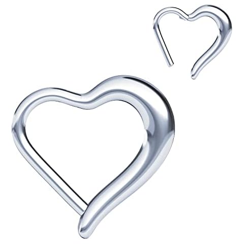 NewkeepsR 316L Surgical Steel Heart Ring Cover