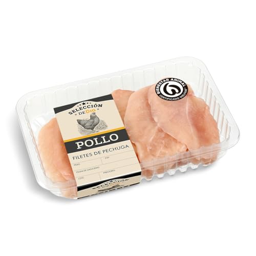 SELECCIÓN DE DIA filetes de pechuga de pollo bandeja (peso aprox. 450 gr)