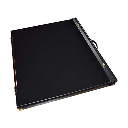 Prancheta Portátil MDF A3 com Prendedor de Papel e Suporte Inferior, Preto, Trident