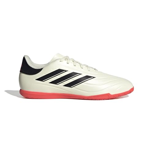 adidas Unisex Copa Pure II Club Indoor Boots, Ivory/core Black/solar red,...