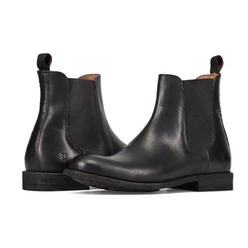 Image of Frye Tyler Chelsea Boots for Men Designed with Flexible Blake Construction and Elasticated Side Panels, Comfort Footbed and Full Leather Lining - 6 inch Shaft Height