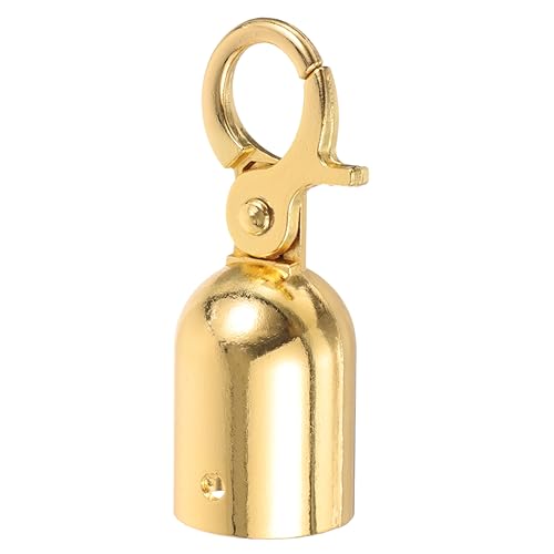 VILLFUL Rope End Stopper Cord End Caps Barrier Rope End Caps Cord Holder Hooks Outdoor Hanging End Caps Terminators Rope End Cap with Hook Belts Cables Ropes Dividers Alloy