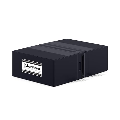 CyberPower RB1280X2B UPS Replacement Battery Cartridge, Maintenance-Free, User Installable, 12V/8Ah
