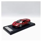 YRXIAO Ferrari F8 Tributo Modelo De Resina Coche Clsico Recuerdo para Adultos Exhibicin Esttica Coleccin 1/43 Exquisita Artesana Decoracin(Red)