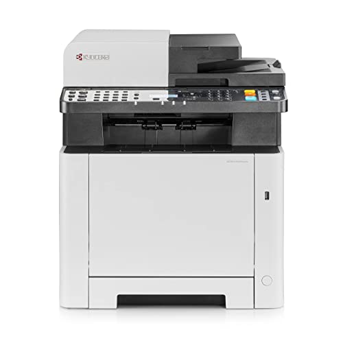 Kyocera Ecosys MA2100cfx - Impresora multifunción láser a Color (Impresora, fotocopiadora, escáner, fax), Negro, Blanco