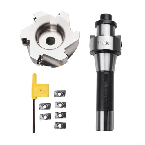 Kit de fraiseuse CNC R8 FMB27 + disque de fraisage 400R 80 mm + clé T15 + lames en carbure APMT1604