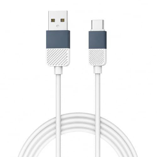 USB to Type C Silicone Cable | 60W Fast Charging & Sync | Soft Anti-Tangle Design | Universal Compatibility | Smartphones & Tablets | Blue