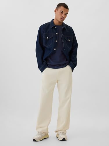 Image of Gap Men's Everyday Soft Micro Logo Crewneck T-Shirt