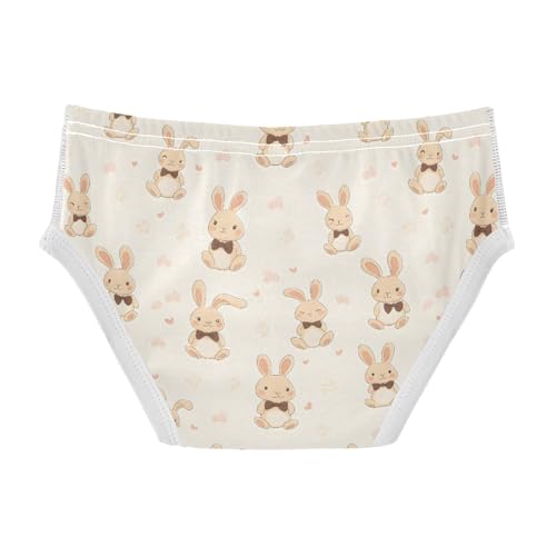 Cute Bow Rabbit Pattern Boys' Underwear 100% Cotton Boys' Briefs Soft Toddler Underwear2