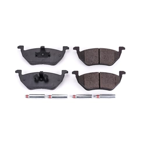 Image of PowerStop Rear Brake Pads for Ford Escape 2005-08 |Mazda Tribute 2005-06 |Tribute 2008 |Mercury Mariner 2005-08 - Z17 Ceramic Brake Pads with Installation Hardware, 17-1055
