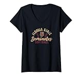 Womens Florida State Seminoles Softball Vintage Officially Licensed V-Neck T-Shirt