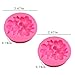 Wehous 2PCS Flower Silicone Mold 3D Cute Flower Resin Candle Molds for Candle Making Silicone Fondant Chocolate Cake Decorating Mold Candle Soap Wax Resin Concrete Clay Casting Craft Mould