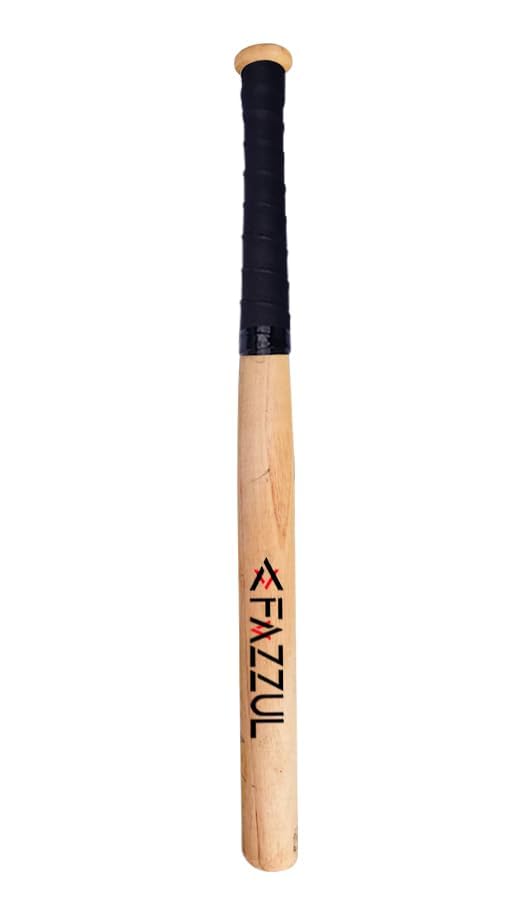 Image of Baseball Bat Natural Wood Baseball Bat with Strong Wood for Self-Defense (32 inch Long) (Natural)