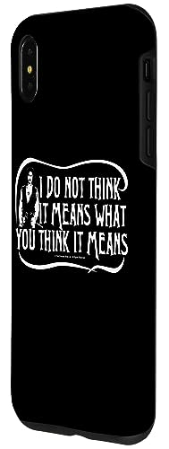 Coque iPhone XS Max I Do Not Think It Means citation cinéma nostalgie - 2