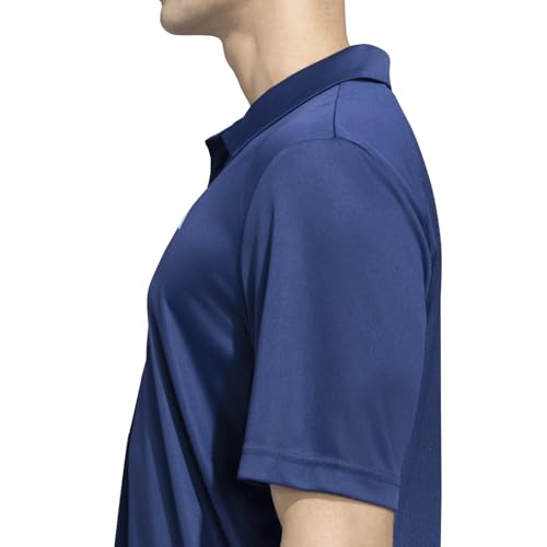 Image of adidas Men's Polyester Geometric Regular Fit Polo Shirt