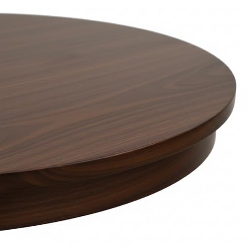 Image of MISAN Solid Sheesham Wood Coffee Table - Elegant Center Table with Two Spacious Drawers | Sturdy & Stylish Wooden Furniture for Home & Living Room (C - Walnut)