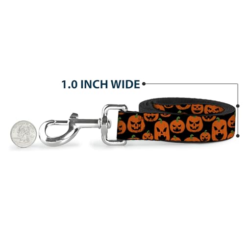 Sangle Jack O Lantern robuste orange et noire 3,8 cm de large - 6