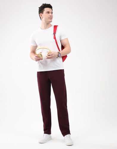 Image of Monte Carlo Men's Regular Fit Solid Track Pants | Drawstring Closure | Side Pocket Sports Lower | Comfortable & Stylish Lower for Men's