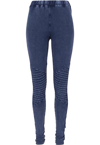 Urban Classics Damen Ladies Denim Jersey Leggings, Indigo, M