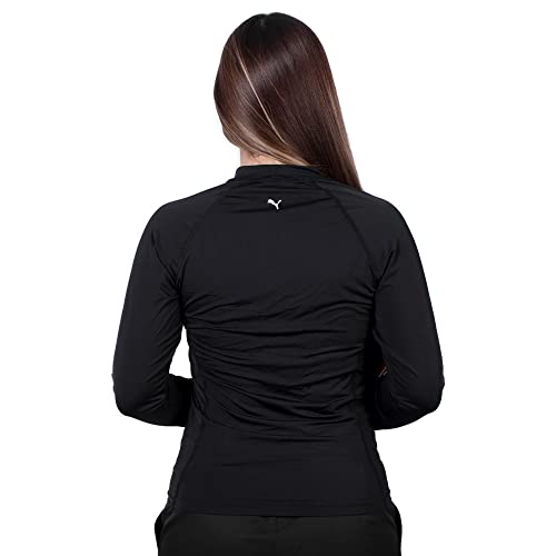Camiseta Manga Longa UV50+, Puma, Feminino, Preto, P