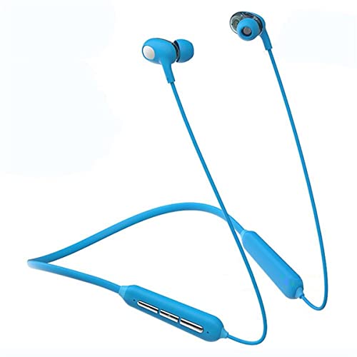 Joyroom Jr-D5 Double-Moving Collar Hanging Neck Sports Bluetooth Headset (Blue)