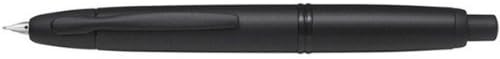 Namiki Vanishing Point Matt Black Fountain Pen - Broad