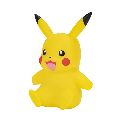 Bizak Pokemon Figura Pikachu de vinil de 10 cm, com todo luxo de detalhes e grande nível de acabamen