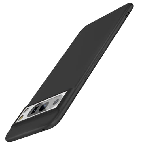 Image of X-level Google Pixel 8 Pro Case Ultra-Thin Slim Fit [Guardian Series] Phone Cases Soft Flexible TPU Matte Finish Coating Grip Light Protective Cell Phone Back Cover for Google Pixel 8 Pro 2023-Black