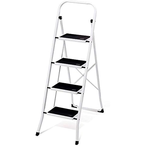 HOUSE DAY Escalera Plegable 4 Peldaños GS 150 kg Cover