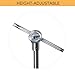 2 Pack Straight Cymbal Stand + 2 Pack Boom Cymbal Stand Combo Set, Adjustable Drum Hardware Percussion Mount Holder Gear Set for Mounting Crash, Ride, Splash Cymbal, Double Braced Legs (4 Pack)