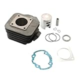 JLJLJ Kit de bloque de cilindros de gran diámetro AF18 AF27 AF28 Dio50 de 60 cc y 44 mm for H/o/n/d/a//D//i//o G SP SR 50 cc 2T