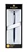Cross Click Blue Lacquer Ballpoint Pen with Chrome Appointments and Bonus Slim Gel Refill