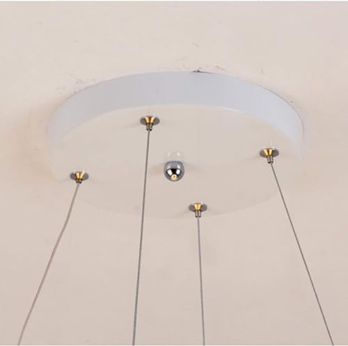 Lustre à plumes romantique plafonnier LED suspension E27 salon - 8