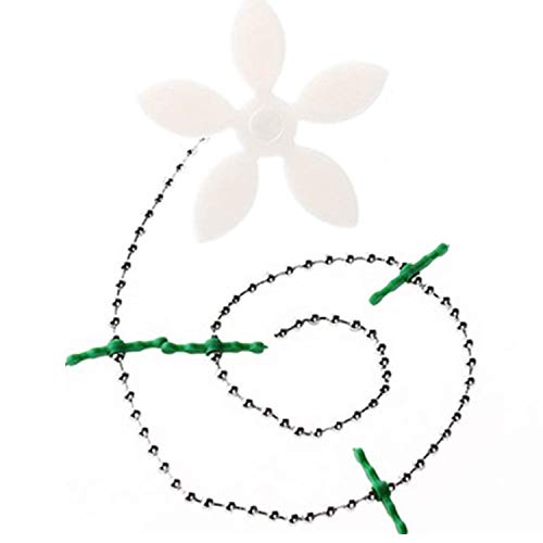 WENTS Ducha de Drenaje Pelo Catcher 20PCS Shower Chain Cleaner Hair Catcher Durable DrainWig Bath Shower Drain Hair Catcher Clog Remover Herramienta de Limpieza de baño Accesorios