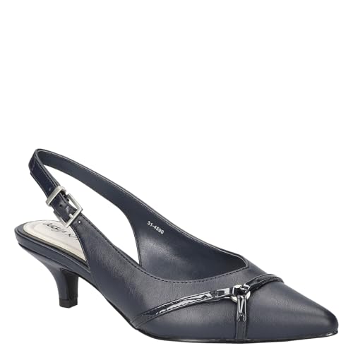 Escarpins Feena Easy Street pieds larges solution douleur marine 6.5