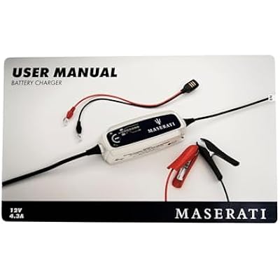 شاحن بطارية مازيراتي OEM Smart Trickle Maintainer لسيارات GranTurismo وGhibli وLevante وQuattroporte وMC20 - شاحن بطارية مازيراتي -