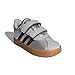 Adidas Unisex-Baby VL Court 3.0, Silver Metallic/Black/Solid Grey, 7