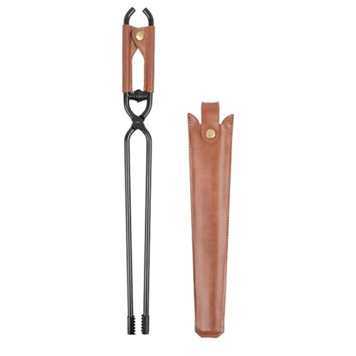 QIEIEI Carbon Steel Charcoal Tongs Outdoor Picnics Camping Charcoal Clip Fireplaces Clamps Metal Camping Barbecue Tongs Endurin