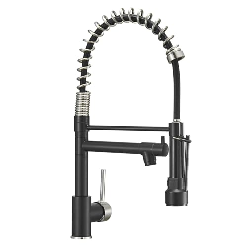Robinet de cuisine professionnel bicolore pour préparer vos repas comme un chef - 5