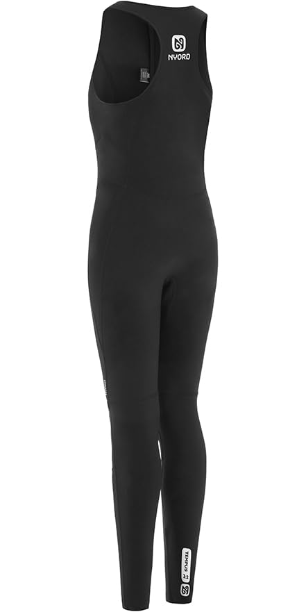 Nyord Womens Tempus 2/2mm Front Zip Long Jane Wetsuit N04BA00012 - Black - 10
