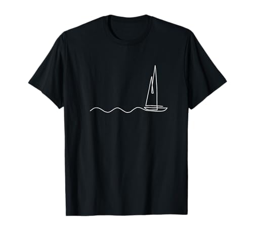 VELERO Blanco | Vela Marítima | Marinero | Capitán patrón Camiseta