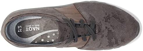 NAOT Footwear Women's Shoe Buzz Gray Marble Suede/Radiant Copper Lthr 7 M US | Image 1