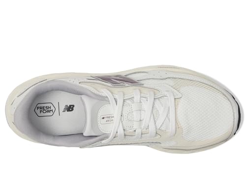 Image of New Balance Men's Fresh Foam Arishi V4 Running Shoe, Nb White /Reflection /Timberwolf, 10.5 Wide