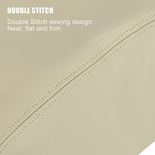 X Autohaux Car Center Console Lid Armrest Seat Box Cover Protector Replacement Microfiber Leather For Toyota Avalon 2005-2012 Armrest Lid Not Included Beige #TOP4