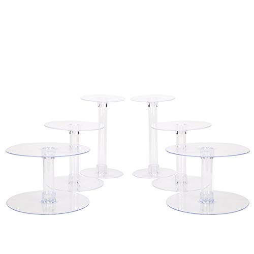 image for Efavormart.com Efavormart Lovely 7 Tier HEAVY DUTY Acrylic Crystal Gla