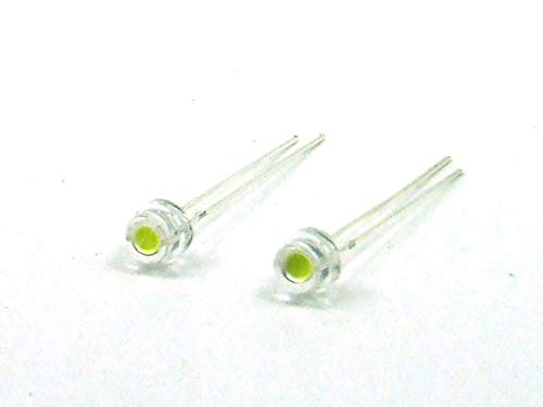 2 pz. x LED 12V Grandangolare Ultrabright 4.8mm 30lm A3995 bianco