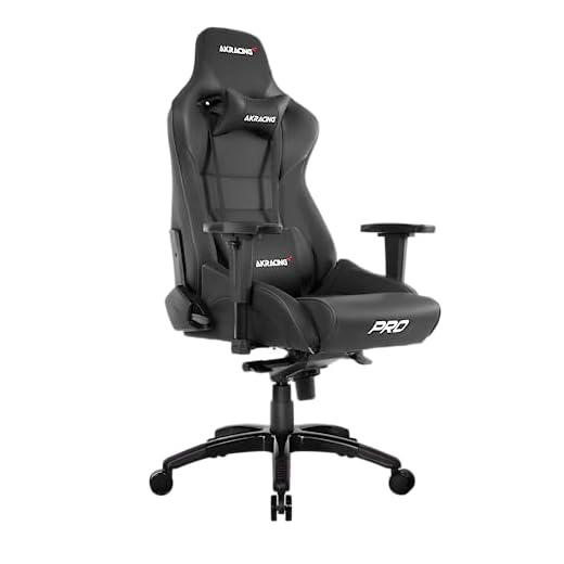 AKRacing Masters Series Pro Luxury XL Gaming Chair, adjustable, BLACK