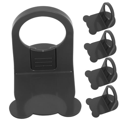 FRCOLOR Shower Gel Bottle Rack Adhesive Wall Mount Shampoo Dispenser No Drilling Sturdy Plastic Multifunctional Holder