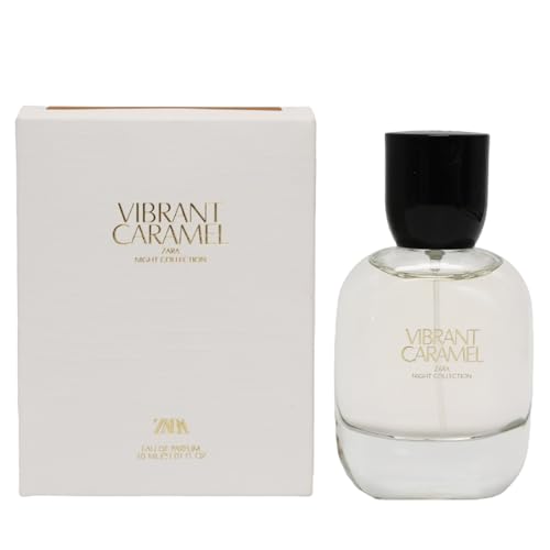 Zara Vibrant Caramel Perfume for Women Eau de Parfum Sweet and Fruity Scent with Vanilla and Praline Notes 30 ML (1.0 fl. oz)