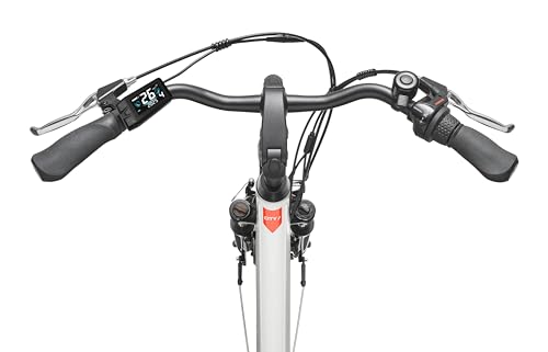 TELEFUNKEN E-Bike Damen 28 Zoll | Elektrofahrrad Frontmotor | 3-Gang Nabenschaltung | V-Bremsen | Pedelec Citybike | inkl. Panzerkabelschloss | RC836 Multitalent